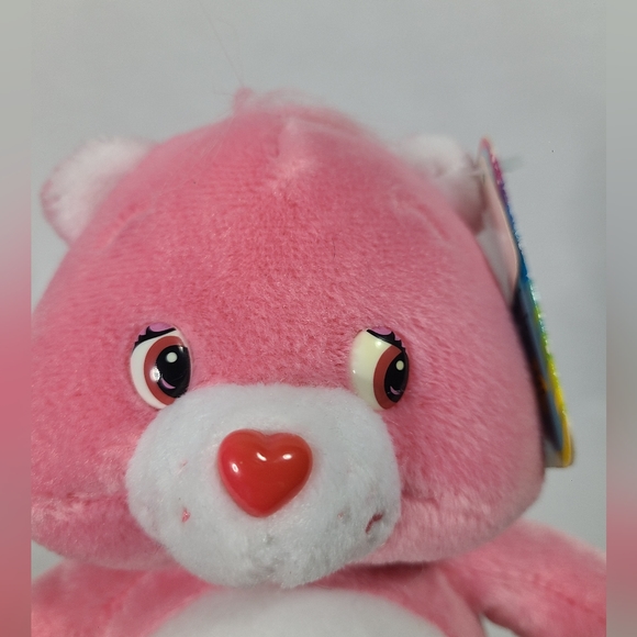 Care bears Love a Lot bear New with tags Pink 2003 Vintage - Picture 7 of 7